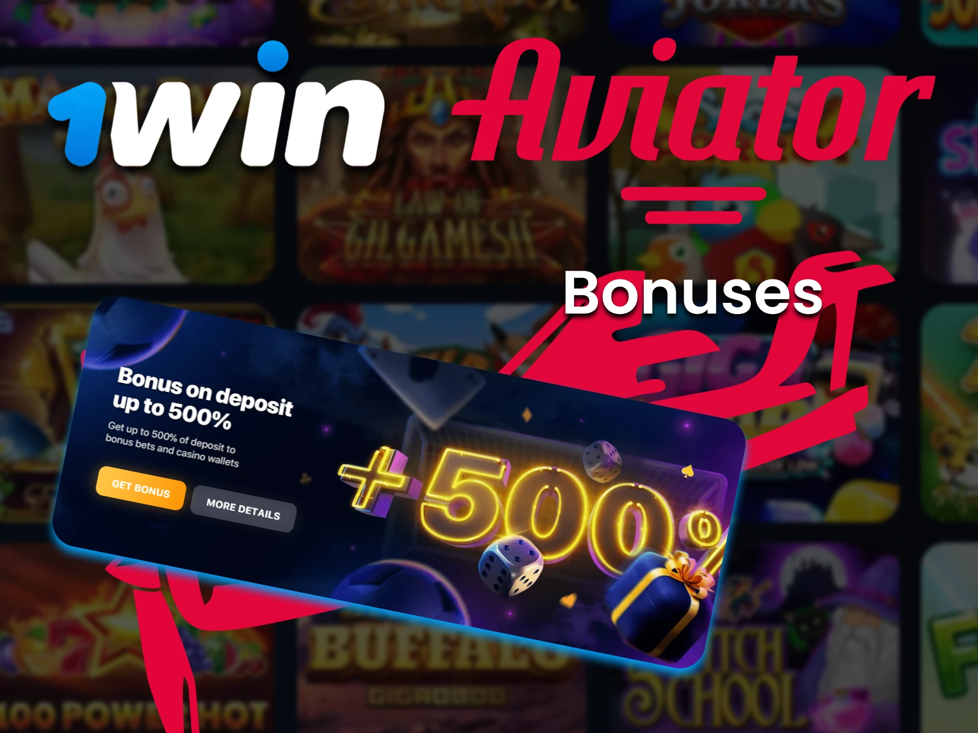 Use promo code for 1Win Aviator and increase your winnings by 500%.