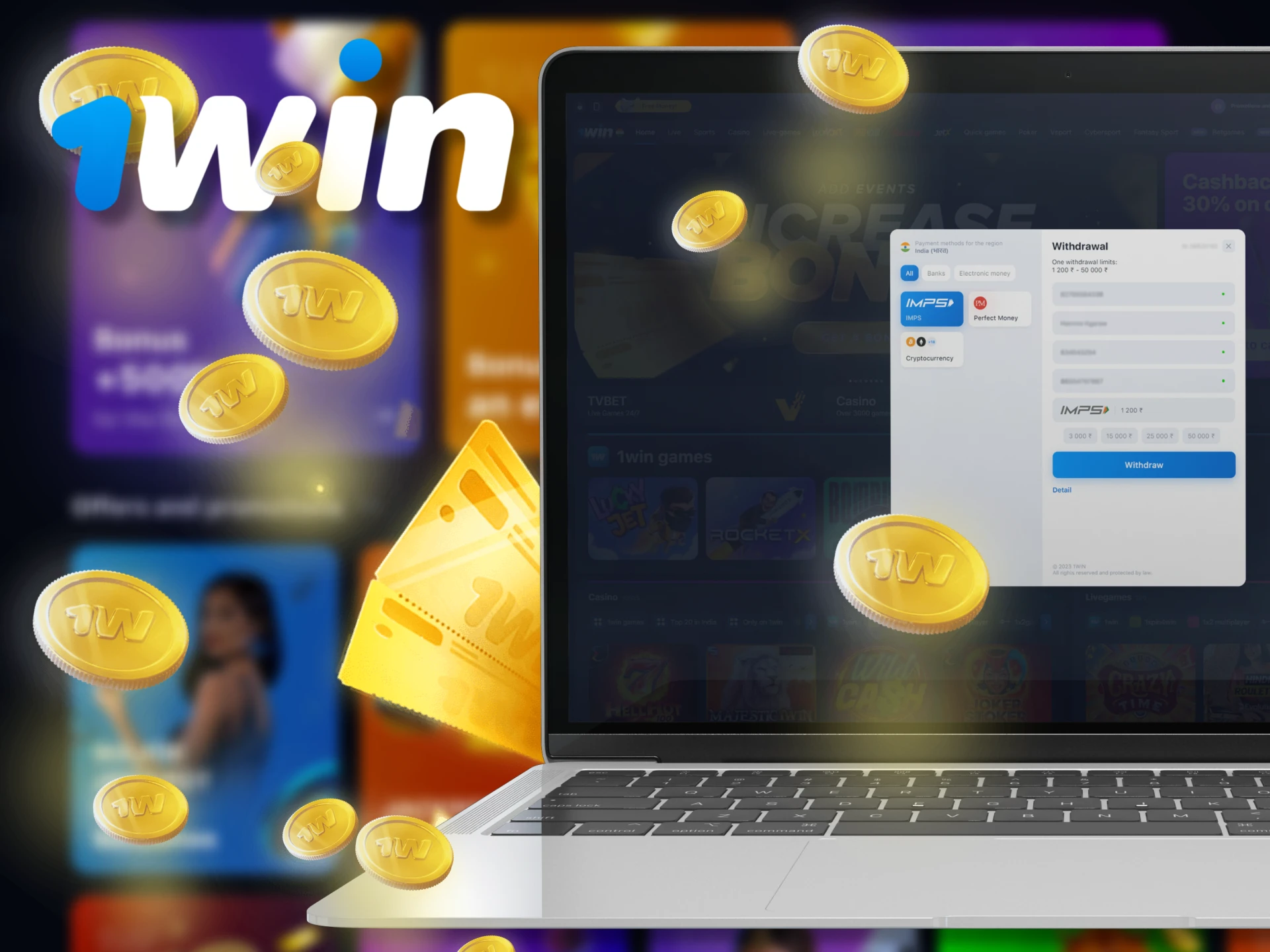 You must verify your account and wager the bonus to be able to withdraw the 1win bonus.