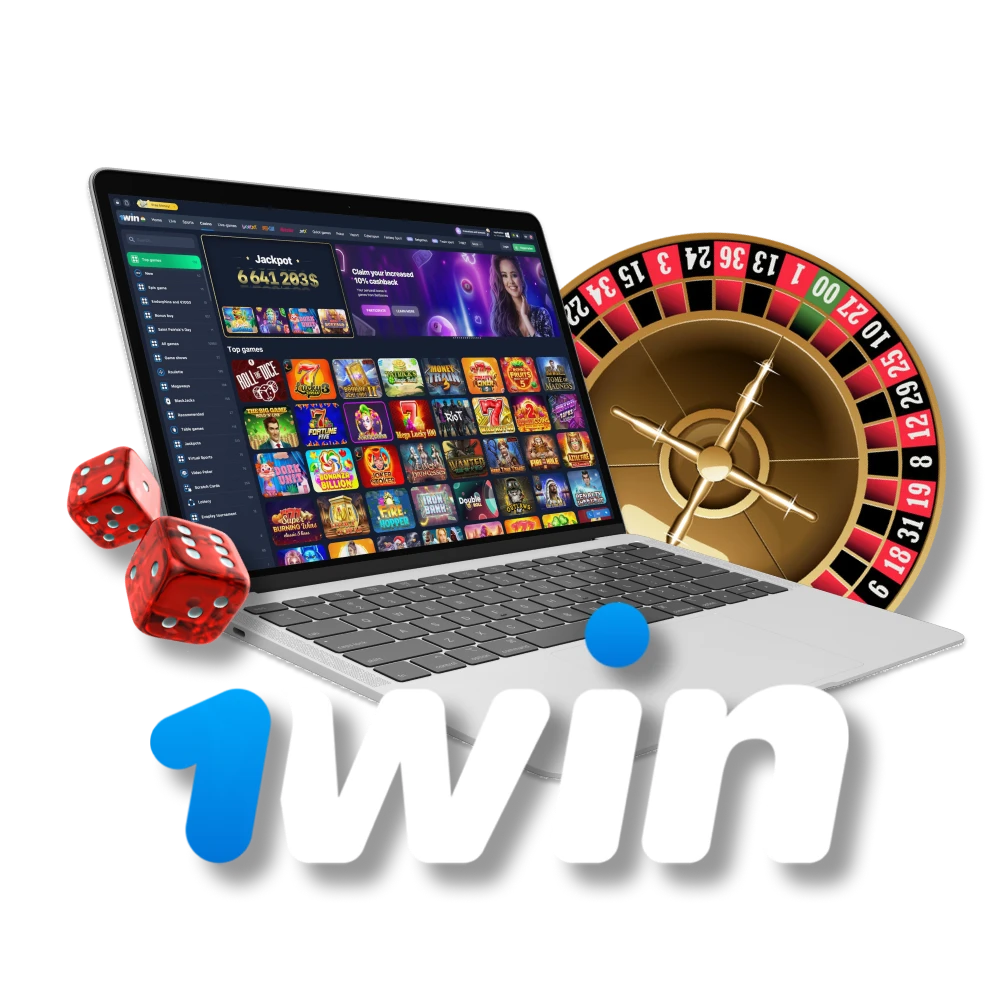 Play various 1win casino games on the website or mobile app.