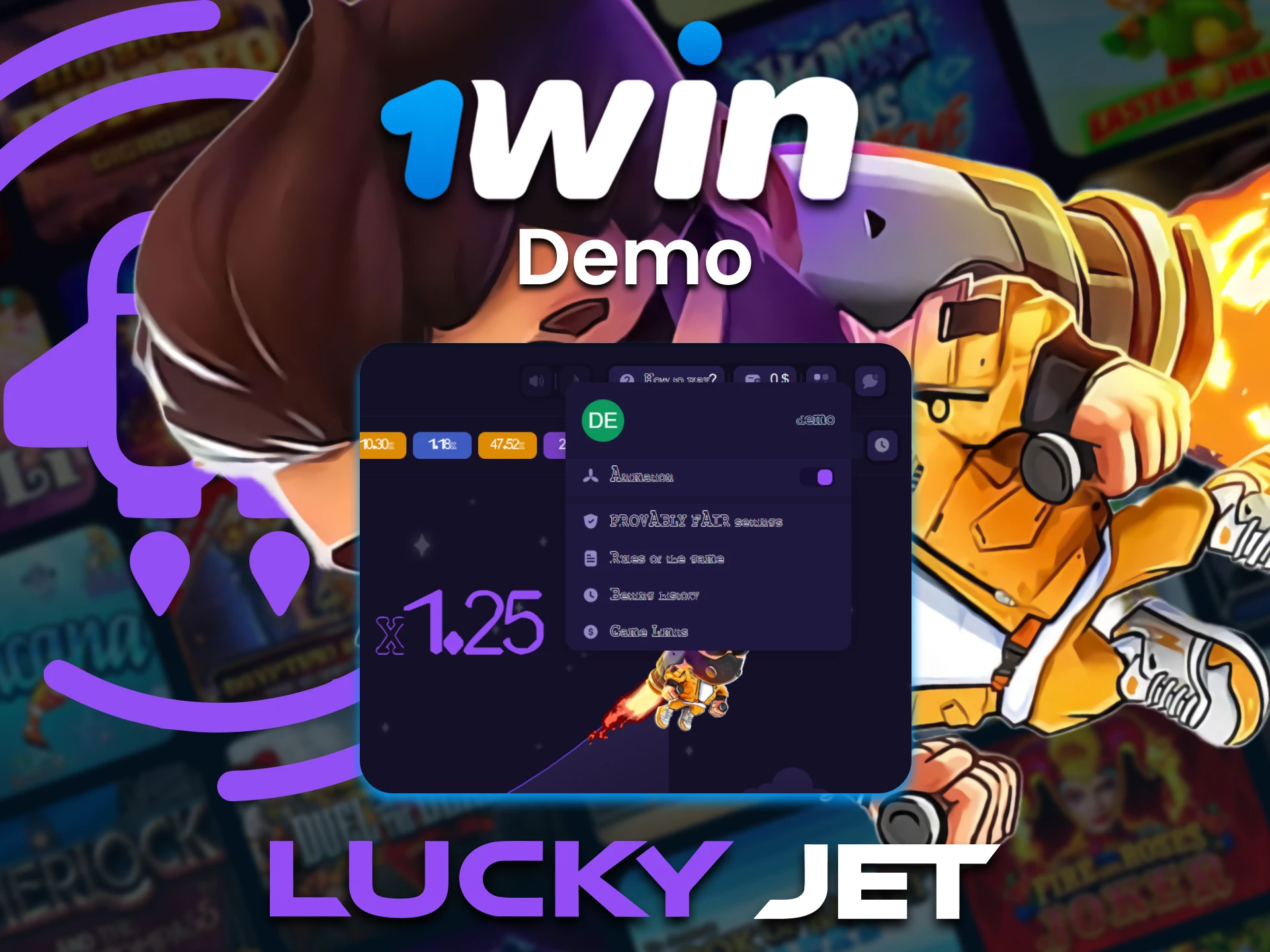 lucky jet demo играть