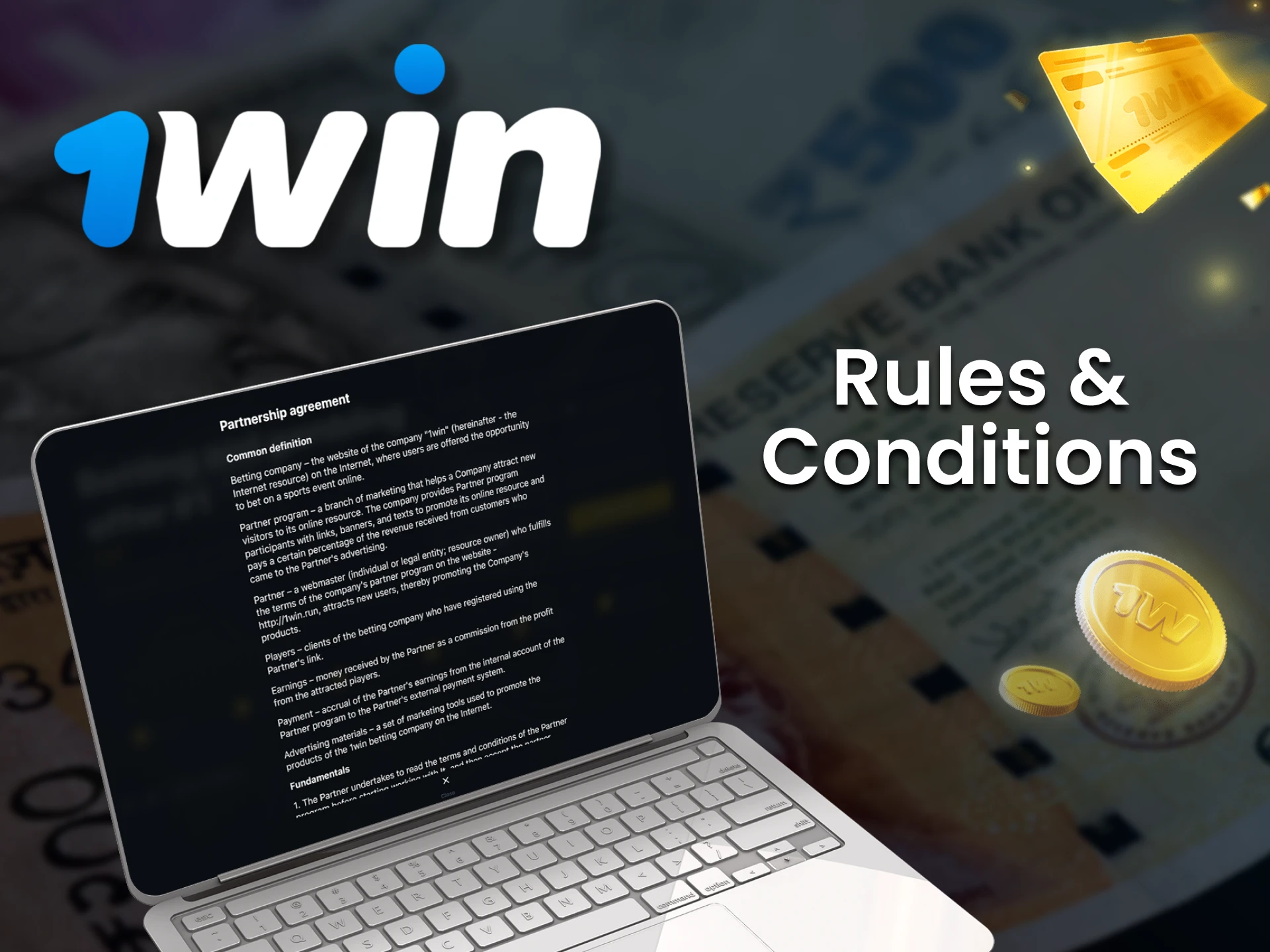 Learn the rules of the affiliate program from 1win.