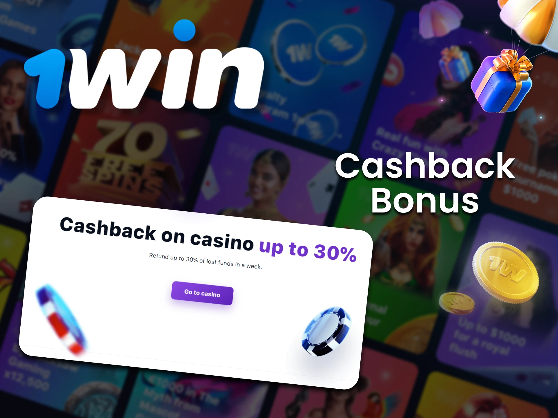 Get cashback bonus up to 30% for 1Win Kabaddi bets.