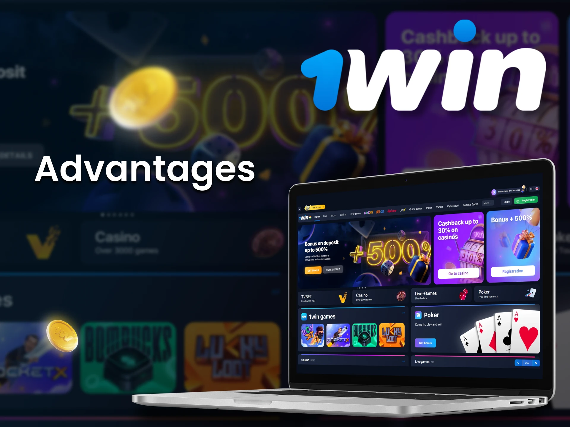 Find out about the benefits of the 1win PC app.