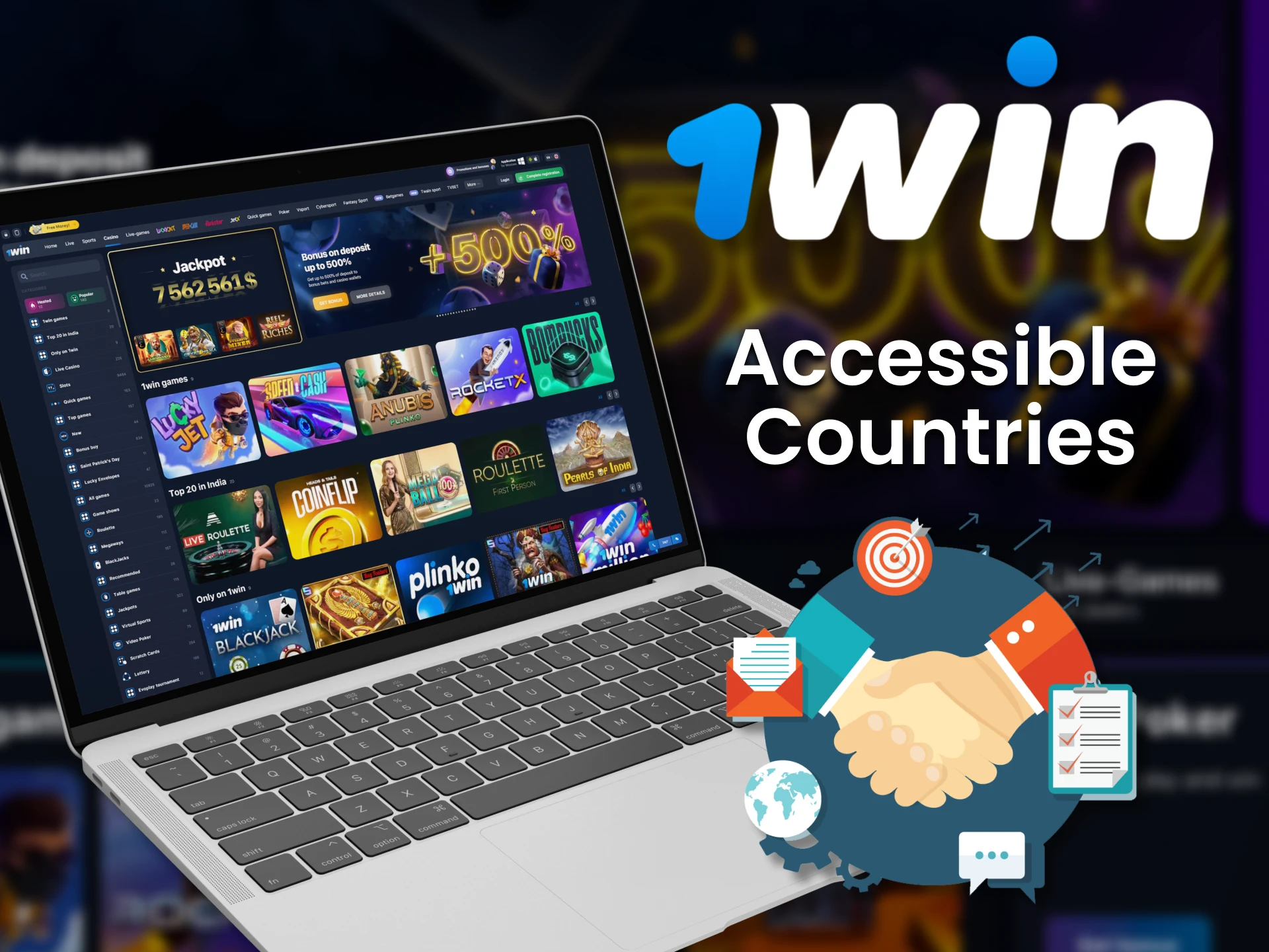 1win is accessible in many countries.