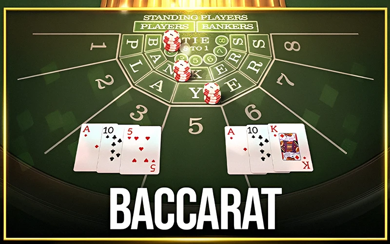 Place high stakes in Baccarat at 1Win.