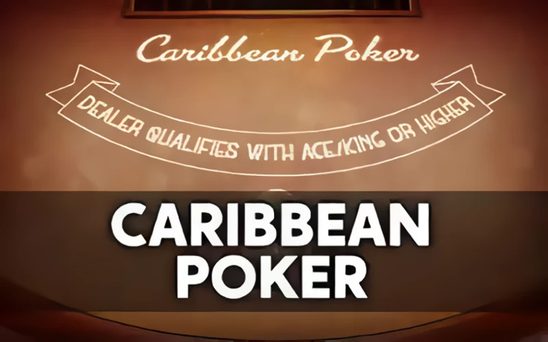 1Win offers Caribbean Poker in a beautiful tropical setting.