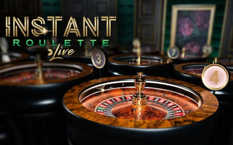 You can quickly place bets in Instant Roulette at 1Win Casino.