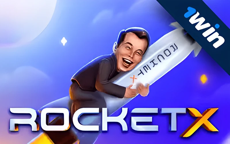 Place your bet before the rocket falls Rocket X at 1Win.