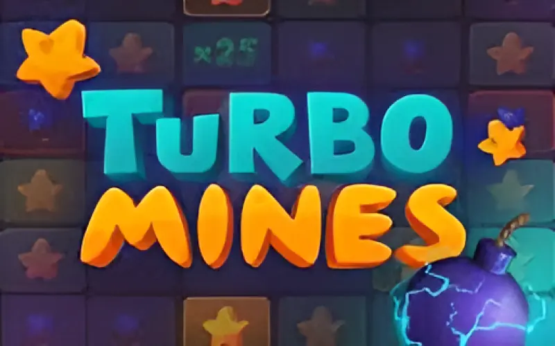 Find the prize while steering clear of mines in Turbo Mines at 1Win Casino.